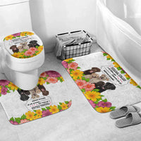 Labrador Retriever Personal Stalker Christmas Bathroom Set Funny Xmas Holiday Patterns - Wonder Print Shop