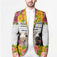 Labrador Retriever Personal Stalker Christmas Blazer Funny Xmas Holiday Patterns - Wonder Print Shop