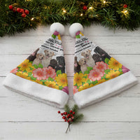 Labrador Retriever Personal Stalker Christmas Santa Hat Funny Xmas Holiday Patterns - Wonder Print Shop