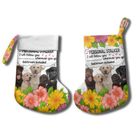 Labrador Retriever Personal Stalker Christmas Stocking Funny Xmas Holiday Patterns - Wonder Print Shop