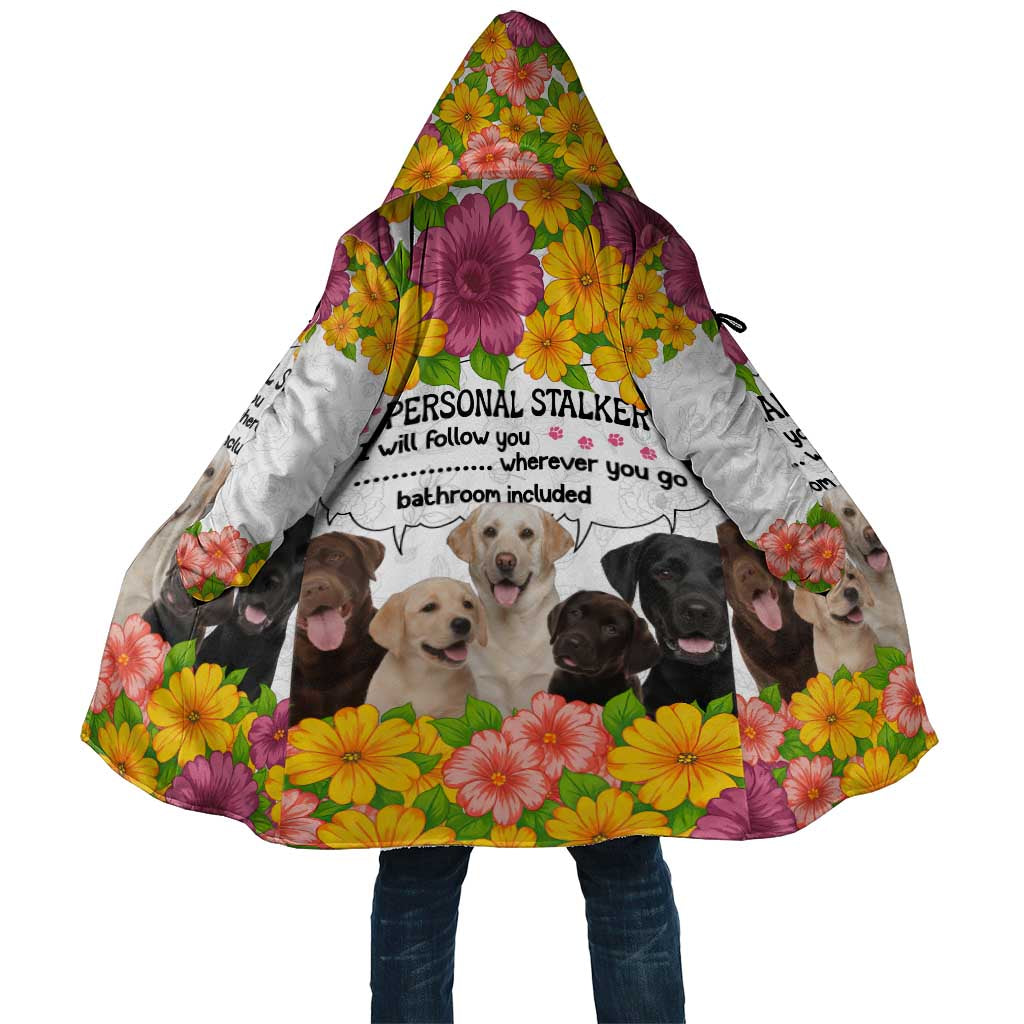 Labrador Retriever Personal Stalker Christmas Cloak Funny Xmas Holiday Patterns - Wonder Print Shop