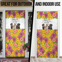 Labrador Retriever Personal Stalker Christmas Door Cover Funny Xmas Holiday Patterns - Wonder Print Shop