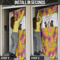 Labrador Retriever Personal Stalker Christmas Door Cover Funny Xmas Holiday Patterns - Wonder Print Shop