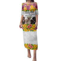 Labrador Retriever Personal Stalker Christmas Family Matching Puletasi and Hawaiian Shirt Funny Xmas Holiday Patterns - Wonder Print Shop