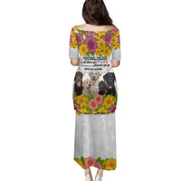 Labrador Retriever Personal Stalker Christmas Family Matching Puletasi and Hawaiian Shirt Funny Xmas Holiday Patterns - Wonder Print Shop
