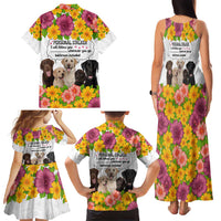 Labrador Retriever Personal Stalker Christmas Family Matching Tank Maxi Dress and Hawaiian Shirt Funny Xmas Holiday Patterns - Wonder Print Shop
