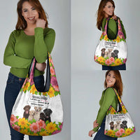 Labrador Retriever Personal Stalker Christmas Grocery Bag Funny Xmas Holiday Patterns - Wonder Print Shop
