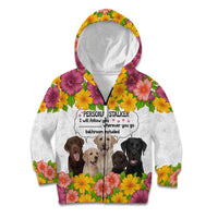 Labrador Retriever Personal Stalker Christmas Kid Hoodie Funny Xmas Holiday Patterns - Wonder Print Shop