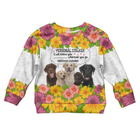Labrador Retriever Personal Stalker Christmas Kid Ugly Christmas Sweater Funny Xmas Holiday Patterns - Wonder Print Shop