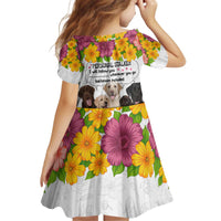 Labrador Retriever Personal Stalker Christmas Kid Short Sleeve Dress Funny Xmas Holiday Patterns - Wonder Print Shop