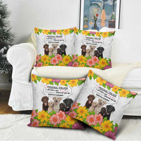 Labrador Retriever Personal Stalker Christmas Pillow Cover Funny Xmas Holiday Patterns - Wonder Print Shop