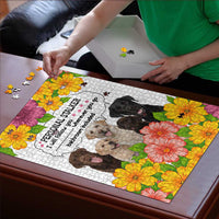 Labrador Retriever Personal Stalker Christmas Puzzle Funny Xmas Holiday Patterns - Wonder Print Shop