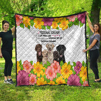 Labrador Retriever Personal Stalker Christmas Quilt Funny Xmas Holiday Patterns - Wonder Print Shop
