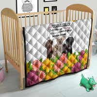Labrador Retriever Personal Stalker Christmas Quilt Funny Xmas Holiday Patterns - Wonder Print Shop