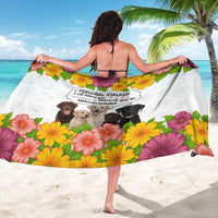 Labrador Retriever Personal Stalker Christmas Sarong Funny Xmas Holiday Patterns - Wonder Print Shop