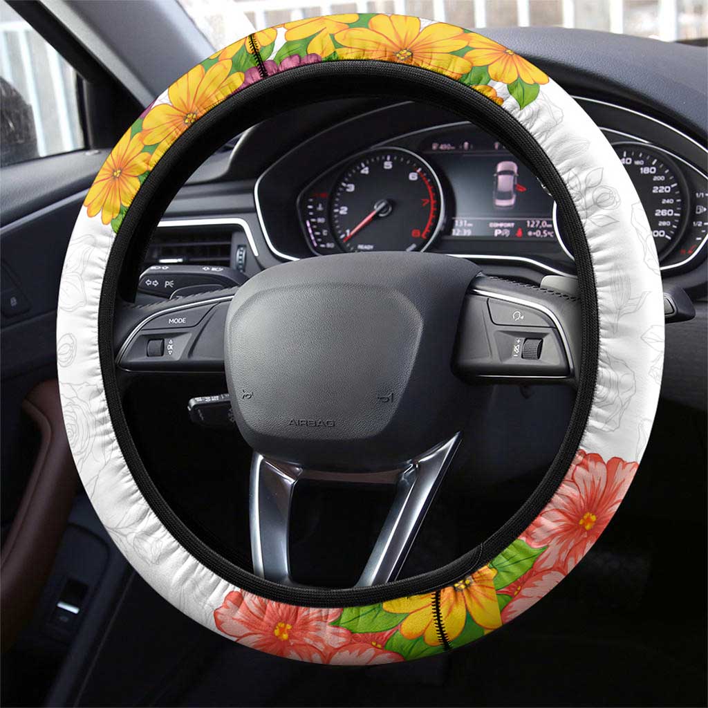 Labrador Retriever Personal Stalker Christmas Steering Wheel Cover Funny Xmas Holiday Patterns - Wonder Print Shop