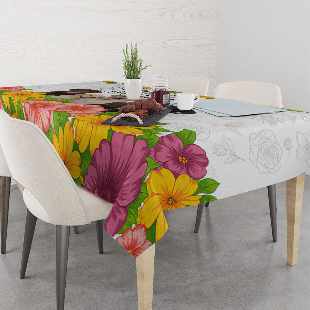 Labrador Retriever Personal Stalker Christmas Tablecloth Funny Xmas Holiday Patterns - Wonder Print Shop