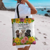 Labrador Retriever Personal Stalker Christmas Tote Bag Funny Xmas Holiday Patterns - Wonder Print Shop