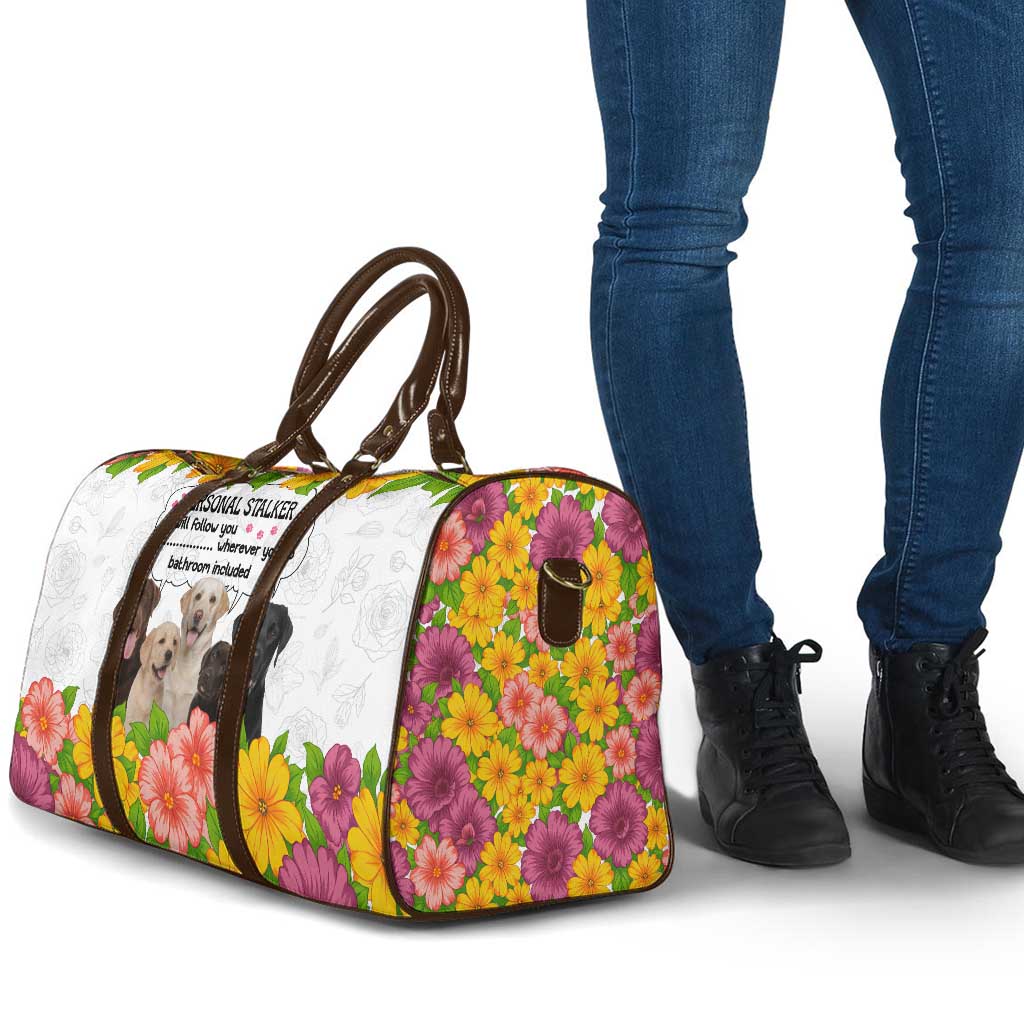 Labrador Retriever Personal Stalker Christmas Travel Bag Funny Xmas Holiday Patterns - Wonder Print Shop