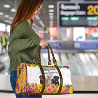 Labrador Retriever Personal Stalker Christmas Travel Bag Funny Xmas Holiday Patterns - Wonder Print Shop