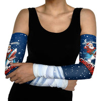 Great White Christmas Shark Christmas Arm Sleeves Funny Xmas Holiday Patterns - Wonder Print Shop