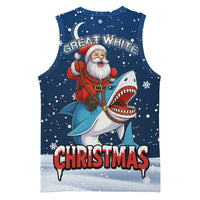 Great White Christmas Shark Christmas Basketball Jersey Funny Xmas Holiday Patterns - Wonder Print Shop