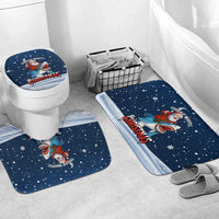 Great White Christmas Shark Christmas Bathroom Set Funny Xmas Holiday Patterns - Wonder Print Shop