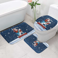 Great White Christmas Shark Christmas Bathroom Set Funny Xmas Holiday Patterns - Wonder Print Shop