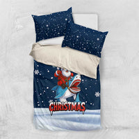 Great White Christmas Shark Christmas Bedding Set Funny Xmas Holiday Patterns - Wonder Print Shop