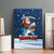 Great White Christmas Shark Christmas Canvas Wall Art Funny Xmas Holiday Patterns - Wonder Print Shop