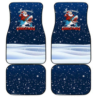 Great White Christmas Shark Christmas Car Mats Funny Xmas Holiday Patterns - Wonder Print Shop