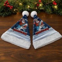 Great White Christmas Shark Christmas Santa Hat Funny Xmas Holiday Patterns - Wonder Print Shop