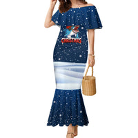 Great White Christmas Shark Christmas Family Matching Mermaid Dress and Hawaiian Shirt Funny Xmas Holiday Patterns - Wonder Print Shop