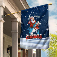 Great White Christmas Shark Christmas Garden Flag Funny Xmas Holiday Patterns - Wonder Print Shop
