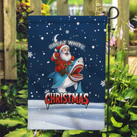 Great White Christmas Shark Christmas Garden Flag Funny Xmas Holiday Patterns - Wonder Print Shop