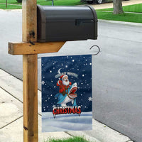 Great White Christmas Shark Christmas Garden Flag Funny Xmas Holiday Patterns - Wonder Print Shop