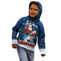 Great White Christmas Shark Christmas Kid Hoodie Funny Xmas Holiday Patterns - Wonder Print Shop