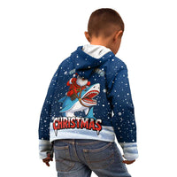 Great White Christmas Shark Christmas Kid Hoodie Funny Xmas Holiday Patterns - Wonder Print Shop