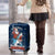 Great White Christmas Shark Christmas Luggage Cover Funny Xmas Holiday Patterns - Wonder Print Shop