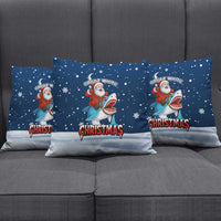 Great White Christmas Shark Christmas Pillow Cover Funny Xmas Holiday Patterns - Wonder Print Shop