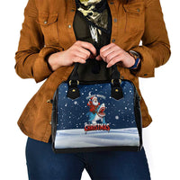 Great White Christmas Shark Christmas Shoulder Handbag Funny Xmas Holiday Patterns - Wonder Print Shop