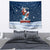 Great White Christmas Shark Christmas Tapestry Funny Xmas Holiday Patterns - Wonder Print Shop