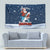 Great White Christmas Shark Christmas Tapestry Funny Xmas Holiday Patterns - Wonder Print Shop