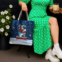 Great White Christmas Shark Christmas Tote Bag Funny Xmas Holiday Patterns - Wonder Print Shop
