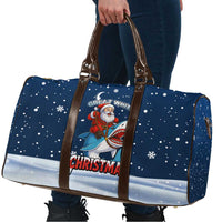 Great White Christmas Shark Christmas Travel Bag Funny Xmas Holiday Patterns - Wonder Print Shop