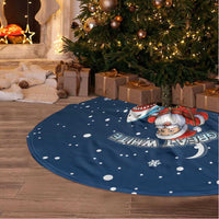 Great White Christmas Shark Christmas Tree Skirt Funny Xmas Holiday Patterns - Wonder Print Shop