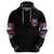 I'm Not A B I'm Just Honest Skull Roses Colorful Hoodie - Wonder Print Shop