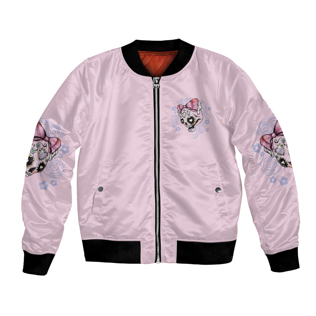 Don't Try To Figure Me Out Bomber Jacket - Wonder Print Shop