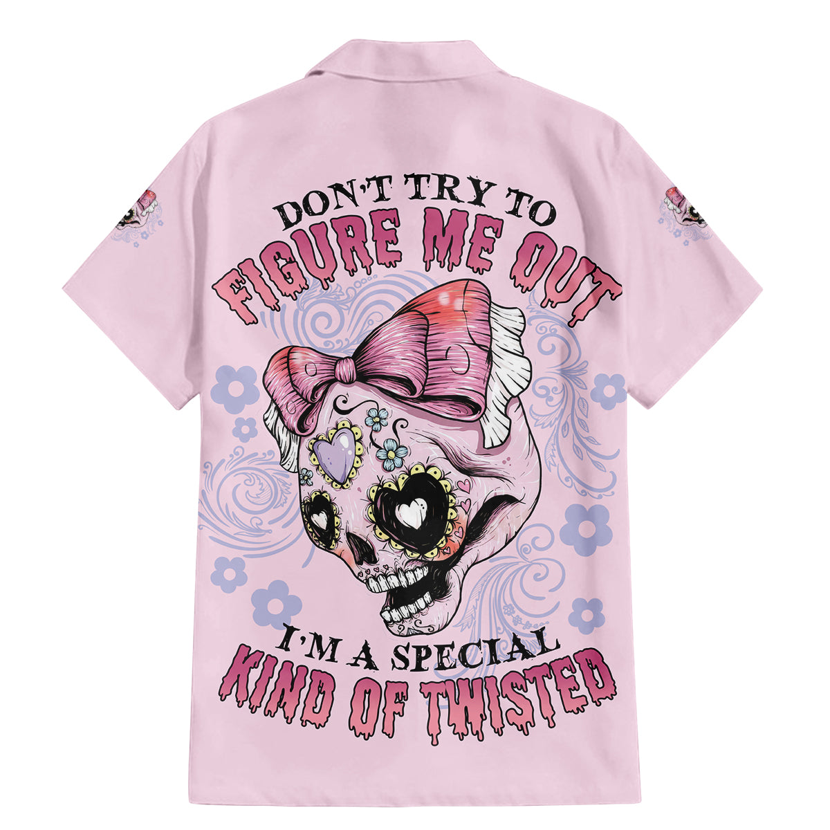 Don't Try To Figure Me Out Family Matching Mermaid Dress and Hawaiian Shirt - Wonder Print Shop