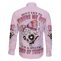 Don't Try To Figure Me Out Family Matching Off Shoulder Maxi Dress and Hawaiian Shirt - Wonder Print Shop